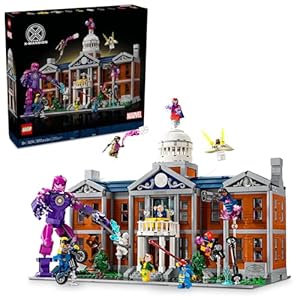LEGO Marvel X-Men The X-Mansion Building Set – Marvel Collectibles DIY Craft Kit for Adults, Ages 18+ – Buildable Xavier Institute with 10 Minifigures – Gift Idea for Superhero Fans – 76294