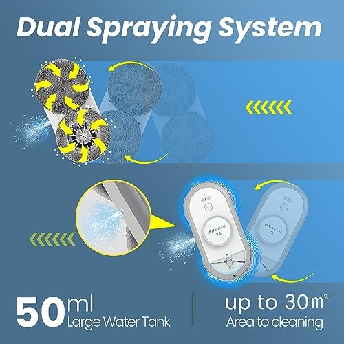 X8 Window Cleaning Robot with Dual Spray