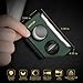 LIHTUN Cigar Cutter Guillotine 4 in 1 One Touch Straight Cut V Cutter with Cigar Punch Cigar Draw Enhancer, Stainless Steel Double Blade Cigar Clippers, Cuts Up to 60 Ring Gauge Cigars, Gift for Men