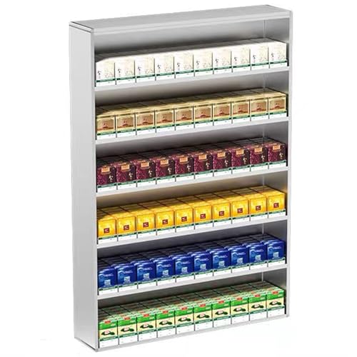 Étagère de rangement murale pour cigarettes : stop au comptoir encombré
