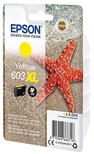 Singlepack Yellow 603XL Ink - 2