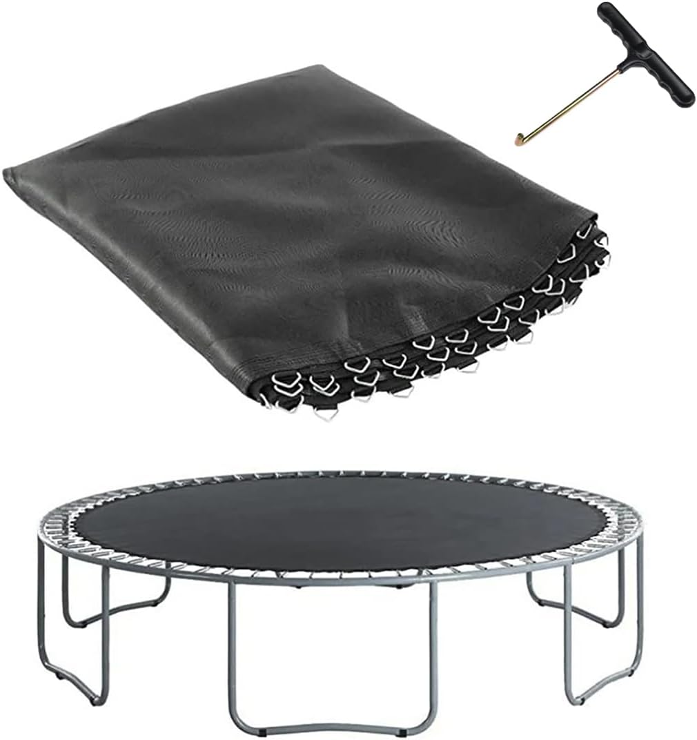 10FT Replacement Jumping Mat,3.05 Meters Trampoline Jump Mat, 8 Row Stitch Round Trampoline Mat for Trampolines Accessories （Not Include Springs ）