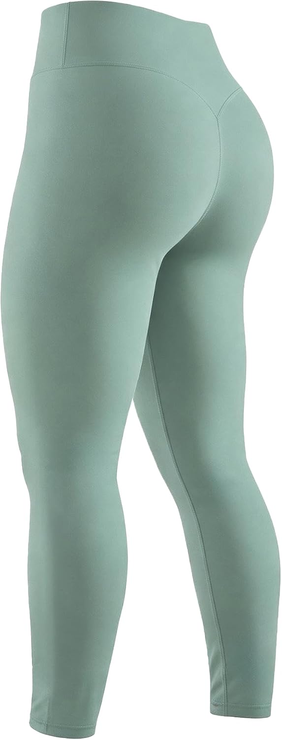 Aoxjox Women's High Waisted Workout Lumira Leggings Tummy Control Lumastretch™ Luxe Buttery Soft Yoga Pants 27"