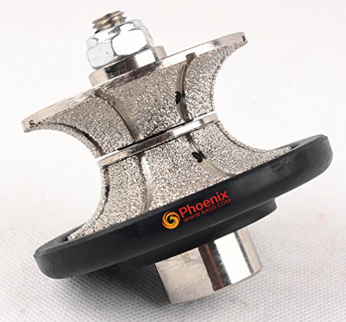 Raizi V30 30Mm Full Bullnose Diamond Hand Profiler/Router Bits With 5/8-11 Thread For Granite Countertop #TOP3