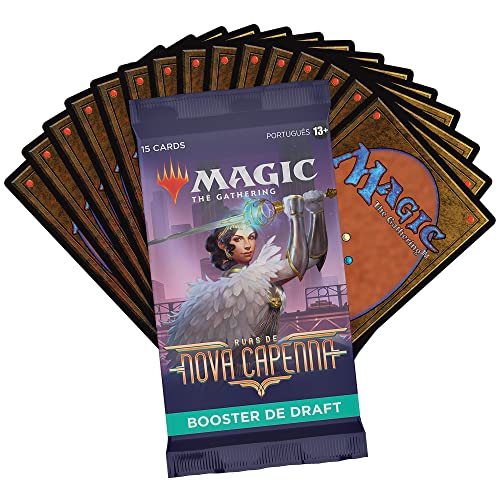 Magic: The Gathering - Booster de Draft de Ruas de Nova Capenna | 15 cards de Magic, Multicolor