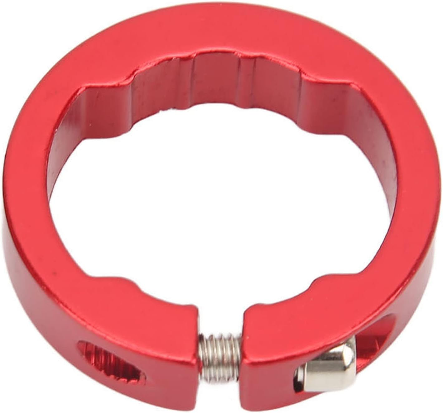 OUKENS Bicycle Grips Clamp Ring, 2Pcs Aluminum Alloy Bike Grip Lock On Clamps for 22.2mm Bike Handlebar