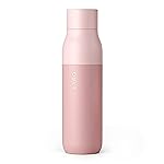 LARQ Bottle PureVis 17 oz - Self-Cleaning and Insulated Stainless Steel Water Bottle with UV Water Purifier and Award-winning Design | Reusable & Travel Friendly, 1-Year Warranty, Granite White