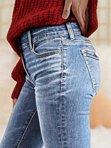 Image of Flamingals Womens High Rise Butt Lifting Curvy Skinny Jeans