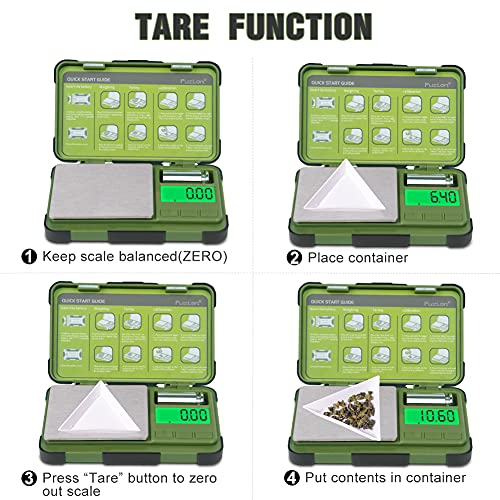 Fuzion Digital Pocket Scale 200G/0.01G, Gram Scale With Tare, Powder Herb Scale With 50G Cal Weight, Mini Jewelry Scale For Arrows, Herb, Travel, Small Projects #TOP3