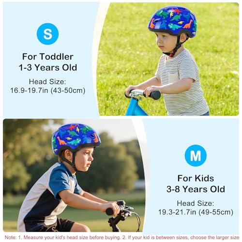 Image of Toddler Helmet, Baby Infant Kids Bike Helmet for Kids Age 1-3 /2-4 /3-5 /5-8 Adjustable Toddler Bike Helmets for Boys Girls for Scooter Skateboard Cycling