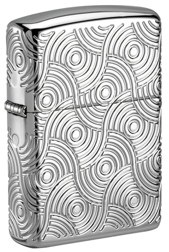 Encendedor Zippo Armor High Polish Chrome metálico miniatura 1