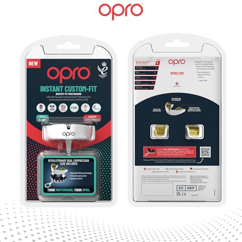 OPRO Instant Custom-Fit Mouthguard – Dentist Level Gum Shield Adult and Kids – OPRO Mouth Guard Boxing and MMA, Self-Fit Gum Shield Rugby and Hockey – Maximum Protection with Dental Warranty - Image 6