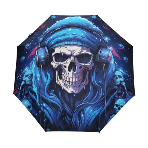 Parapluie pliable automatique anti-UV et compact pour le voyage des garçons et des filles