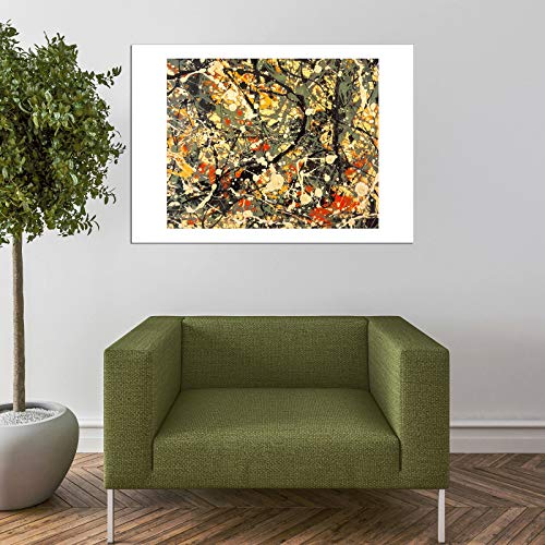 Affiche Jackson Pollock numéro 8 1949 encadrée mat grand format anti-reflet