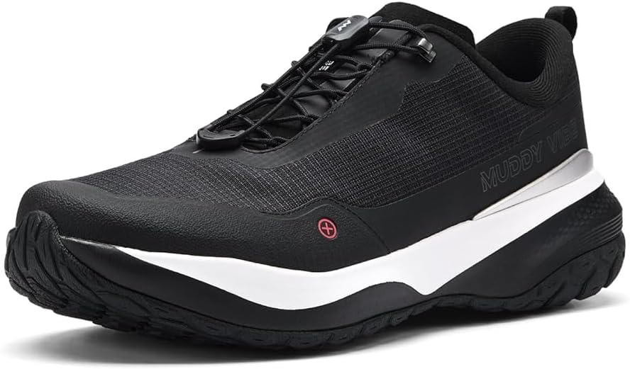 Si-14 Men's Hybrid Hiking Shoes - Lightweight Trail Sneakers for Long Distance Walking, Low Top Outdoor Shoes with Arch Support & Non-Slip Outsole