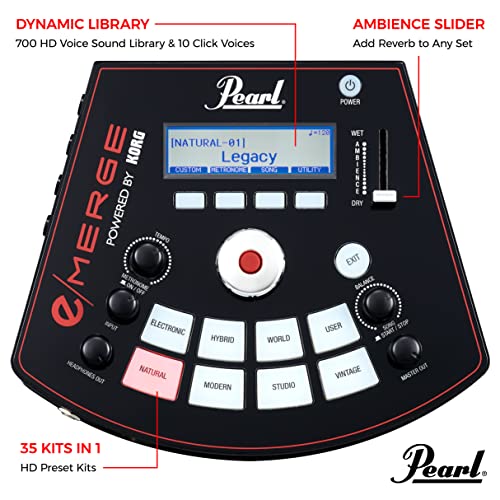 e/MERGE e/HYBRID Electronic Drum Set Powered by KORG by Pearl - Image 5