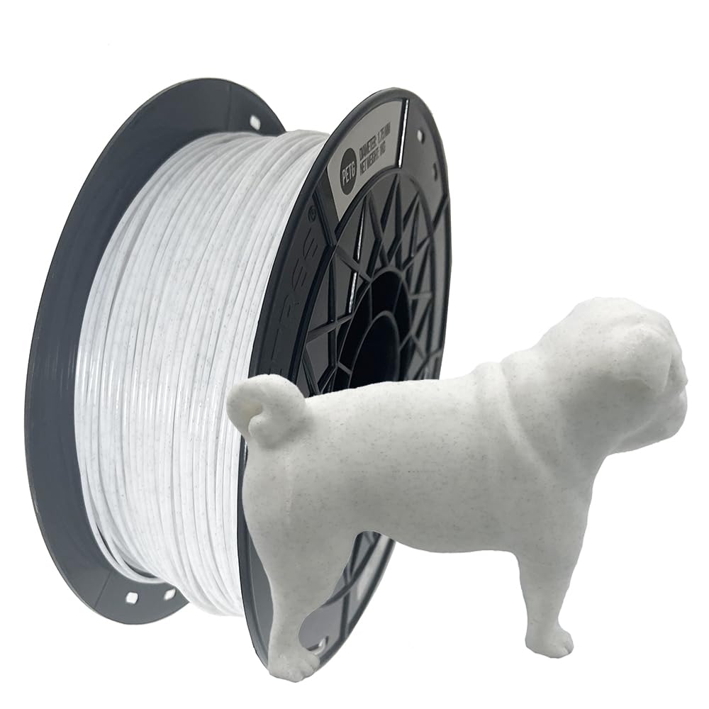 CCTREEPETG Filament 1.75mm, PETG Marble 3D Printing Filament 1.75mm, 1kg(2.2lbs), Dimensional Accuracy +/- 0.03mm, Fit Most 3D Printers, Marble