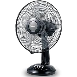 Ventilador Bionaire Bblf01 ARDES | AR5S31 Ventilador de Mesa Ardes 30 cm 5 Aspas Oscilatorias con Inclinación Regulable Ventilador Ardes 3 velocidades Silencioso Total Black