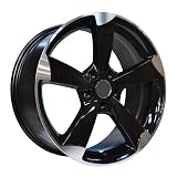 llantas online madrid ITV HOMOLOGADAS LLANTAS ROTOR PARA AUDI 17 PULGADAS NEGRO PULIDO