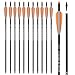 20Inch Carbon Crossbow Bolts Hunting Archery Arrows with 4