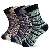 Women's Winter Socks Gift Box Free Size Thick Wool Soft Warm Casual Socks for Women Socks Christmas...