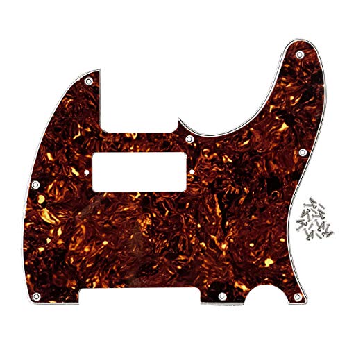 FLEOR 4 plis 8 trous Scratch plaque avant Tele MINI Humbucker Pickguard pour remplacement de guitare de style Telecaster… - Les Beatles, Paul McCartney, John Lennon, RIngo Starr, George Harrison FLEOR 4 plis 8 trous Scratch plaque avant Tele MINI Humbucker Pickguard pour remplacement de guitare de style Telecaster…