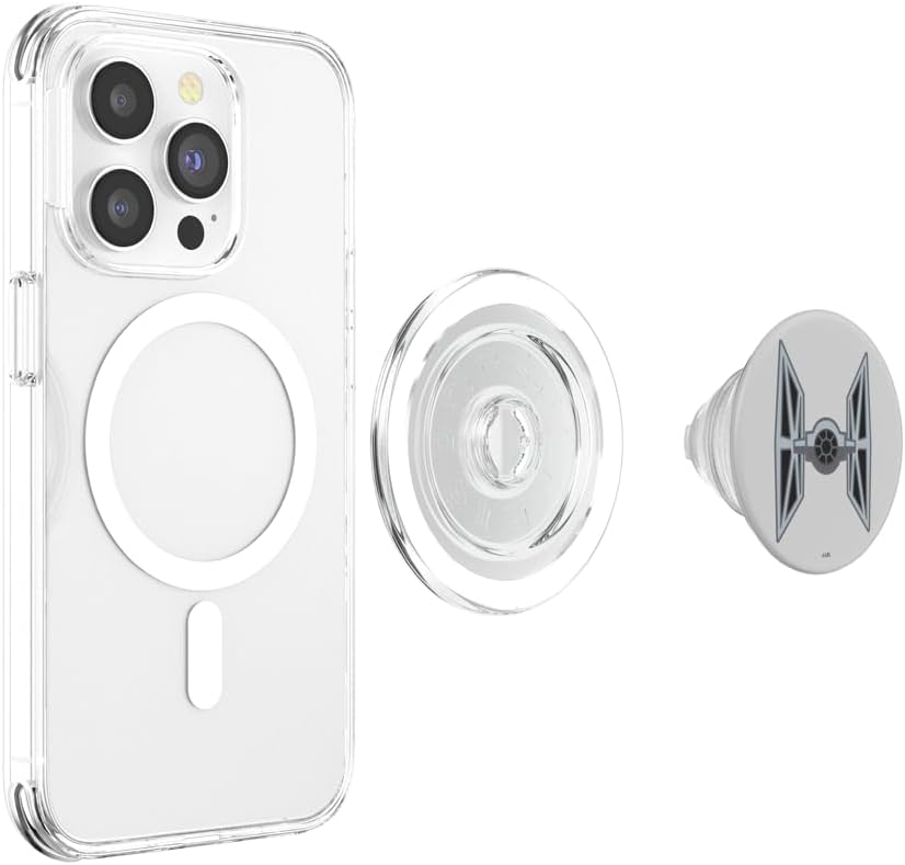 Star Wars TIE Fighter Flattened Art PopSockets MagSafe PopGrip for iPhone