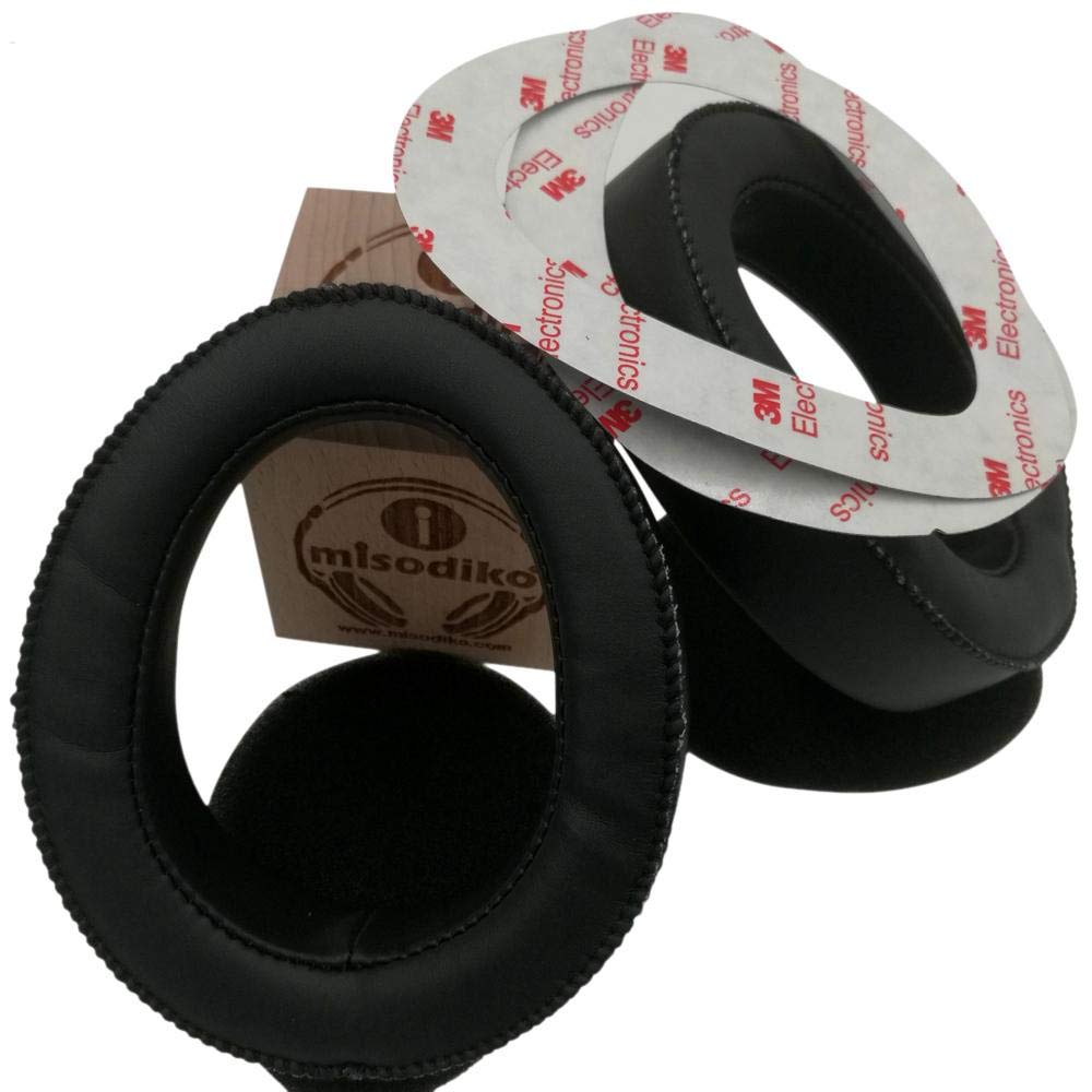 Ersatz-Ohrpolster Für Sennheiser HD500, HD570, HD575, HD590 – Schwarzes Kunstleder