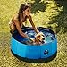 Fudajo Hundepool 60 x 20 cm rutschfestes Hundeplanschbecken, Hundeschwimmbad faltbar aus PVC, Hundebadewanne mit verstärkten Kanten, tragbarer Pool für Hunde