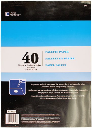 Loew Cornell 398, Palette Paper Pad, 40 Sheets
