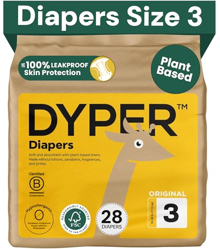 DYPER - Baby Diapers Size 3 (28 Count) - Plant ...