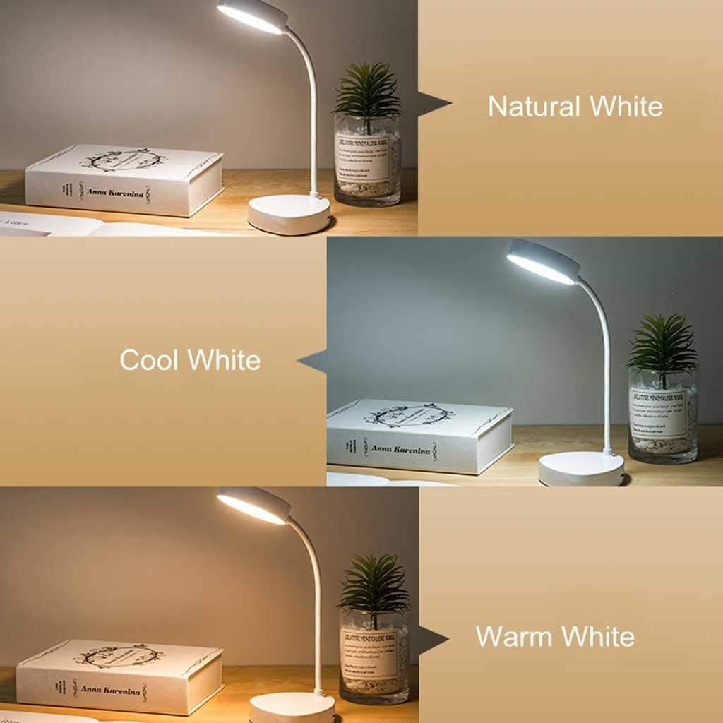 Portable USB Rechargeable Led Folding Desk Lamp Eye Protection Touch Dimming Working Reading Table Lamp Led Light 3 Colors