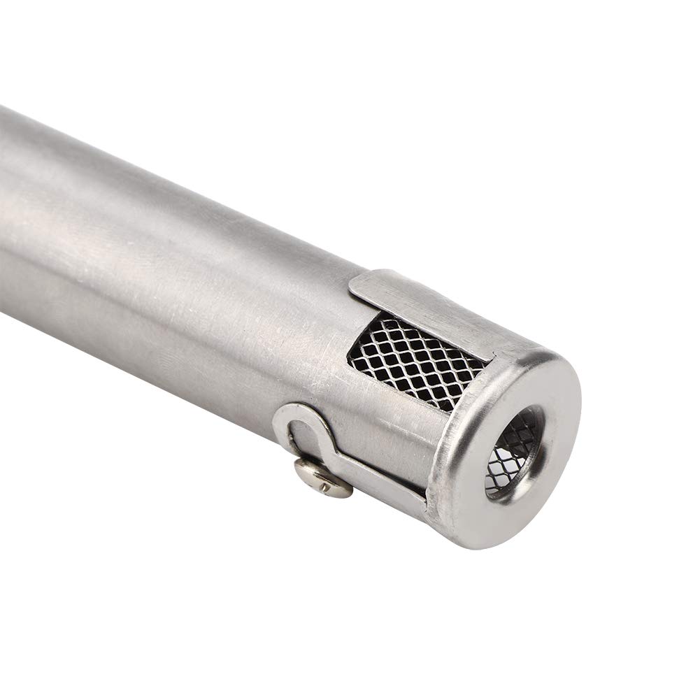 SIXRUN 4 Piezas Quemadores de Pipa para Barbacoa Tubo de Parrilla de Acero Inoxidable Ajustable Piezas de Repuesto Telescópicas de 30,5 a 44,5 Cm para Parrillas de Barbacoa Al Aire Libre Cocina para