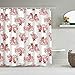 Produktbild Camping Duschvorhang Splash Baumfutter DuschvorhNge Textil Anti-Schimmel Und Wasserabweisend 180*180Cm Top Qualität Wasserdicht, Anti-Schimmel-Effekt 3D Digitaldruck Inkl. 12 Duschvorhangringe F