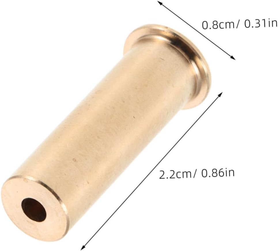 VICASKY 2pcs Brass Golf Weight Head Accessories Plug Tip Weighted Spike for Iron Steel Shafts Versatile Balancing Weights for Enhanced Performance