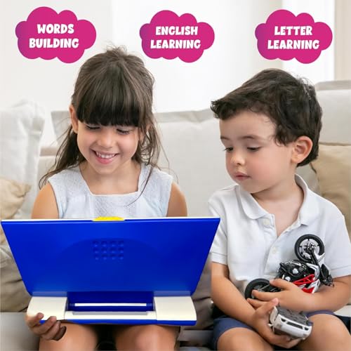 Image of Kids Learning Laptop + 8.5 inch Tablet | 20 Engaging Educational Activities | Teaches ABCs, Words, Numbers, Music, Logic & Memory | Early Learning Toy for Ages 2-5