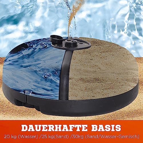 Bild 3 - HOMCOM Boxsack Stehend 176cm Erwachsene Freistehender Heavy Duty Standboxsack mit Ständer und Vinyl Pad Boxpartner Boxing Trainer Geeignet für Profis und Anfänger Schwarz