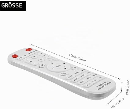 Nikou Remote Control Projector Universal Remote Control for Projector Controller Replacement Remote Control for Projector White Universal Remote Control Projector Remote Control