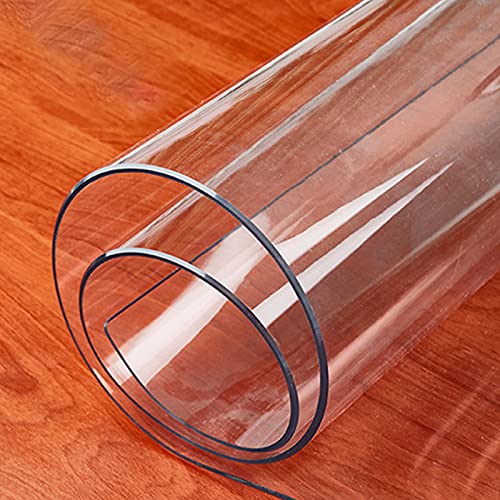 Nappe en PVC transparent pour bureau contre les rayures de meuble