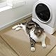 ERHAOG Katzenklo Matte Katzenstreu Matte 118 * 62 cm - Doppelte Schichte Wasserdichte Entwurf Katzenmatte Katzenklo, Katzentoilette Matte Vorleger Katzentoilette für Toilette
