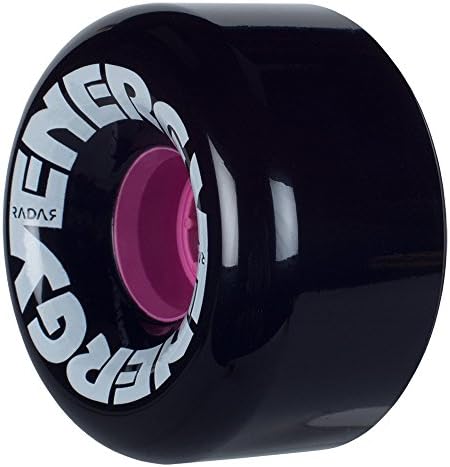 Radar Wheels - Energy 65 - Roller Skate Wheels - 4 Pack of 78A 35mm x 65mm Quad Skate Wheels