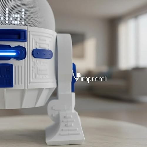 Miniatura 5 de Altavoz Android Rus-T1 compatible con Alexa Echo Dot 3 Gen, 4 Gen, 5 Gen, HomePod mini, Google Home MiniNest Mini y genericos (blancoazul)