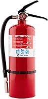 First Alert HOME2PRO Heavy Duty Fire Extinguisher UL Rated 2-A:10-B:C Rechargeable for Home Office Workshop Red