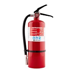 First Alert Fire Extinguisher for Home Commercial Use Heavy Duty Rechargeable Compliance Unit UL RATED 2-A 10-B C
