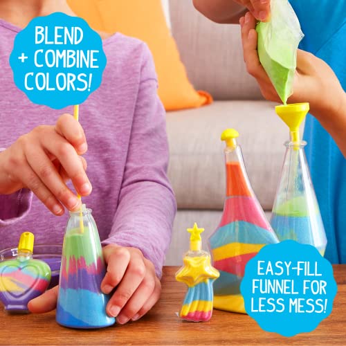 Made By Me Create Your Own Sand Art By Horizon Group Usa, Diy Kit Includes 4 Sand Bottles & 2 Pendent Bottles With 8 Bright Colors, Designing Tool & More. Multicolored #TOP2