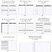 Clever Fox Daily Planner – Undated Planning Notebook with Hourly Schedule & To-Do List – Personal Day Task & Work Organizer, 6 Months (Black)