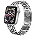 NO1seller Top Bands Compatible for Apple Watch 38mm 42mm, Metal Cowboy Style Bracelet Strap Replacement Wristband for Apple Watch Series 4 40mm 44mm 3/2/1,Sport,Nike,Edition