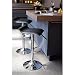 Dibea BC00875, Taburete de Bar (2X) PU, Cromo, Giratorio de 360°,Variante 4...