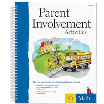 Hardcover-spiral Learning Resources Parent Involvement Activities: Math, Grades K-3 (LER1883) Book