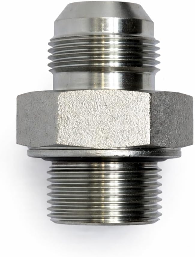 AF 9002-08-08 - #8 Male JIC (3/4''-16 Threads) X #8 Male BSPP (.823''-14 Threads) O-Ring Port
